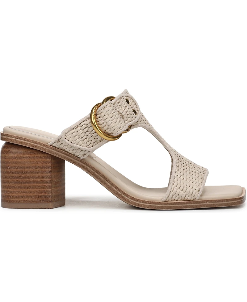 Franco Sarto Women's Roux Square Toe Slide Sandals