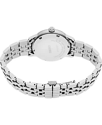Seiko Women's Presage Cocktail Time Mid-Size Silver Stainless Steel Bracelet Watch, 34mm