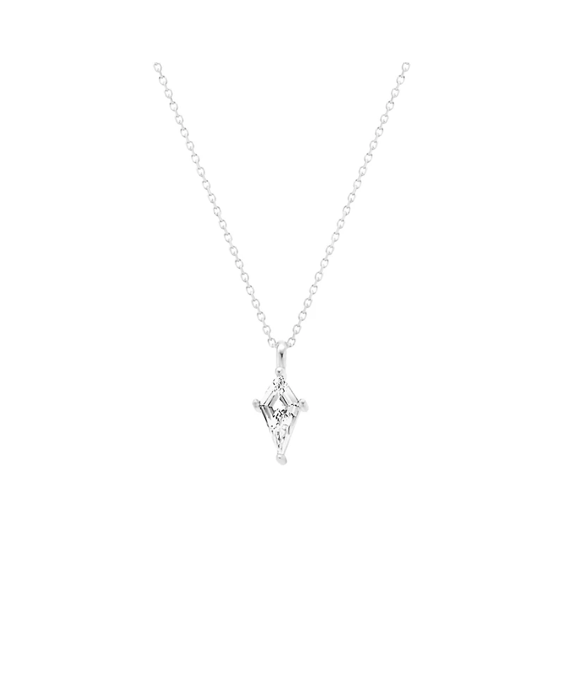 Sterling Silver Lainie Solitaire Pendant Necklace
