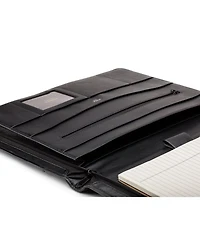 Bosca Men's Nappa Vitello Deluxe Zip Around Portfolio Organizer