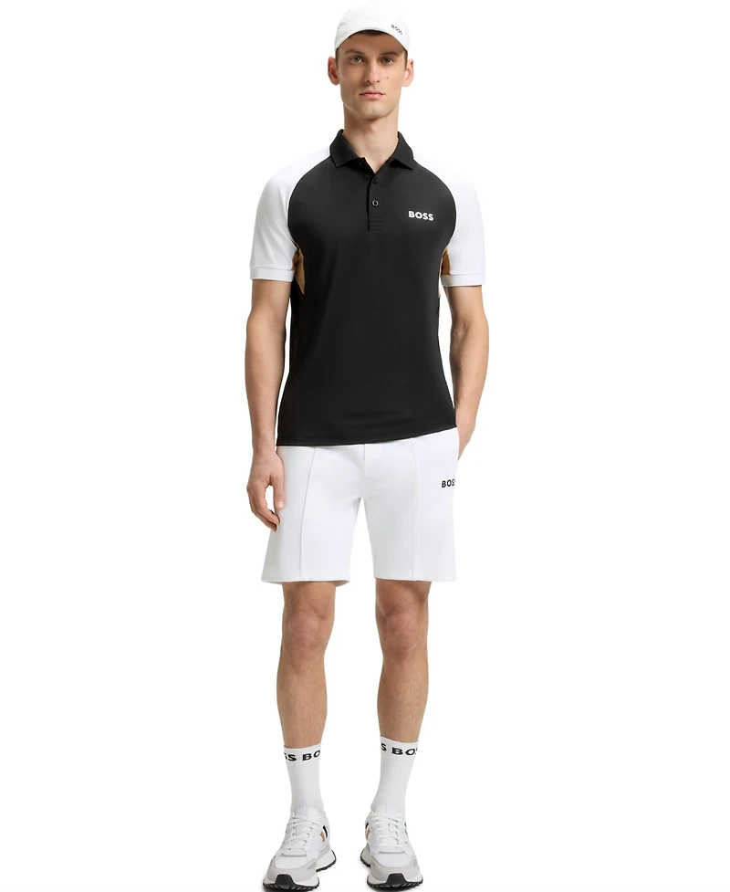 Boss by Hugo Men's Active Paddy Colour-Blocked Polo Shirt