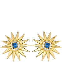 Le Vian Nude Diamond (0.11 ct. t.w.) and Sapphires (0.17 ct. t.w.) Stud Earrings in 14k Honey Gold