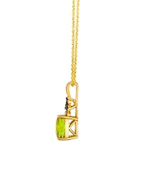 Le Vian Peridot (1.50 ct. t.w.), Vanilla and Chocolate Diamonds Pendant Necklace (0.09 ct. t.w.) in 14k Honey Gold