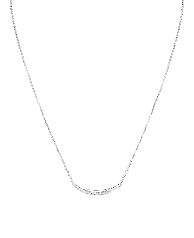 Macy's Diamond Necklace (1/5 ct. t.w.) in Sterling Silver