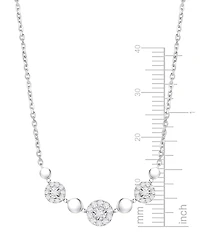 Macy's Diamond Necklace (1/4 ct. t.w.) in Sterling Silver