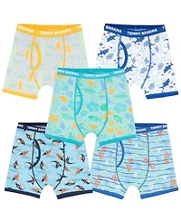 Tommy Bahama Boys 5-Pack Cotton Boxer Briefs Underwear