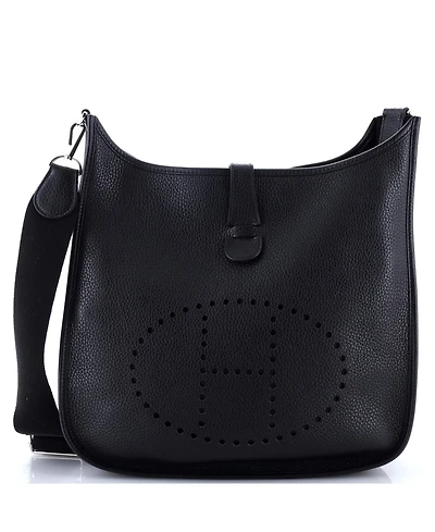 Pre-Owned Hermes Gm Evelyne Bag Gen Iii Clemence