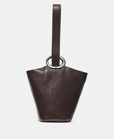 kate spade new york Halo Glazed Leather Mini Bucket Bag