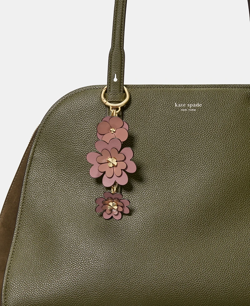 kate Spade new york Mixed Material Flower Bag Charm