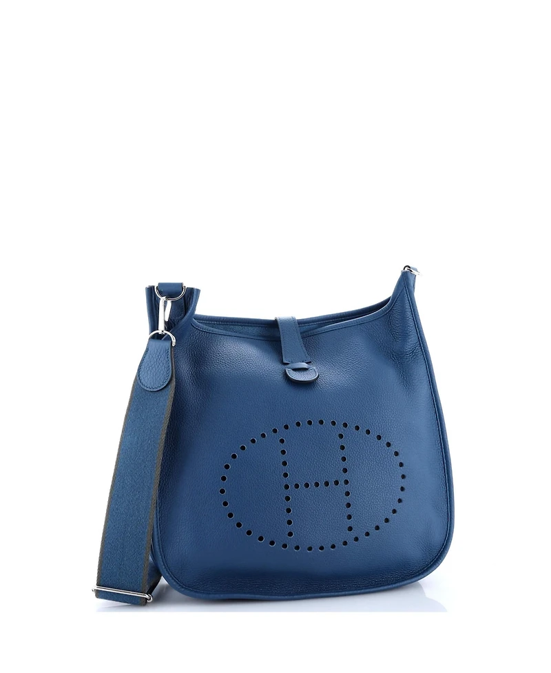 Pre-Owned Hermes Gm Evelyne Bag Gen Iii Clemence