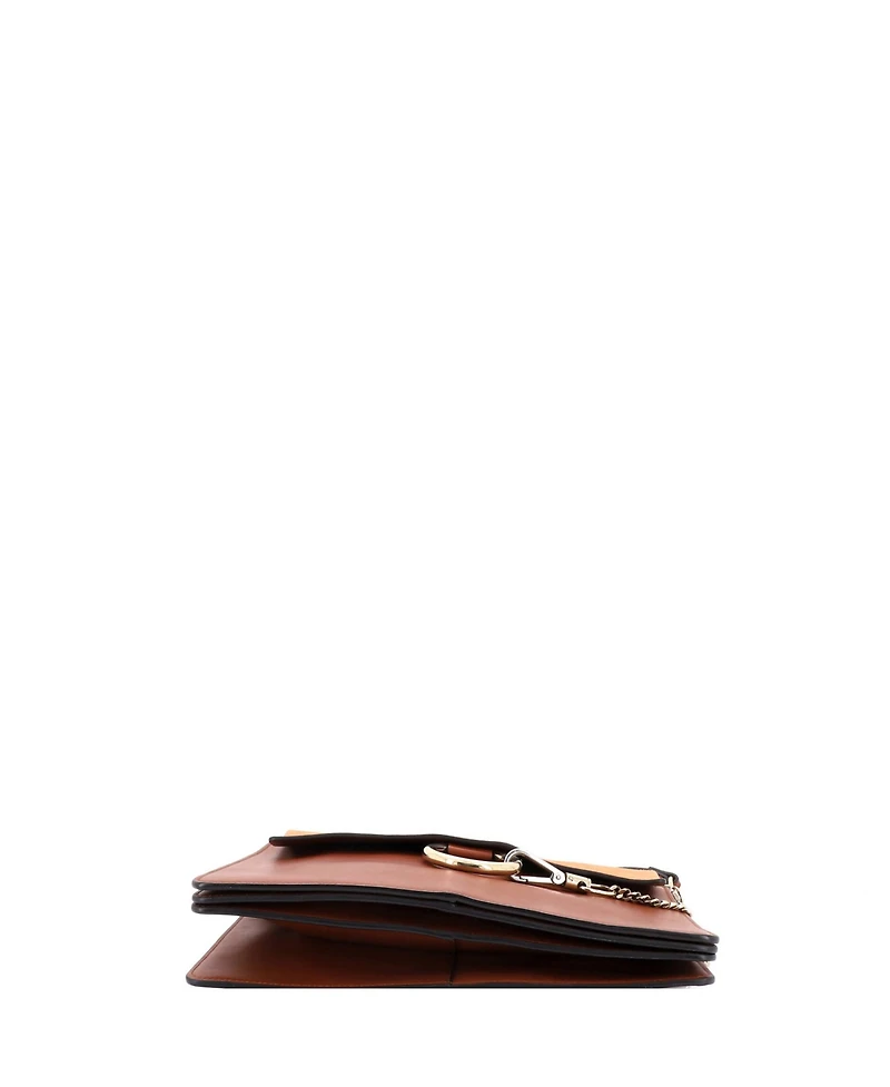 Pre-Owned Chloe Medium Faye Shoulder Bag Leather