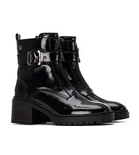 Xti Women's Patent Leather Heeled Ankle Booties By Xti