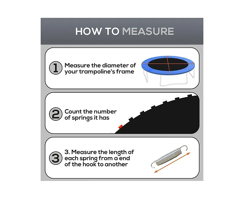 Soozier Trampoline Mat with 80 V-Hooks, Fits 14' Trampoline