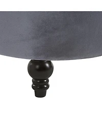 Homcom Retro Button-Tufted Royal Design High Back Armless Chair w/Thick Padding