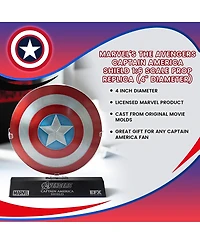 Efx Collectibles Marvel Collectibles The Avengers Captain America Die Cast Shield Replica, 1:6 Scale (4" diameter)
