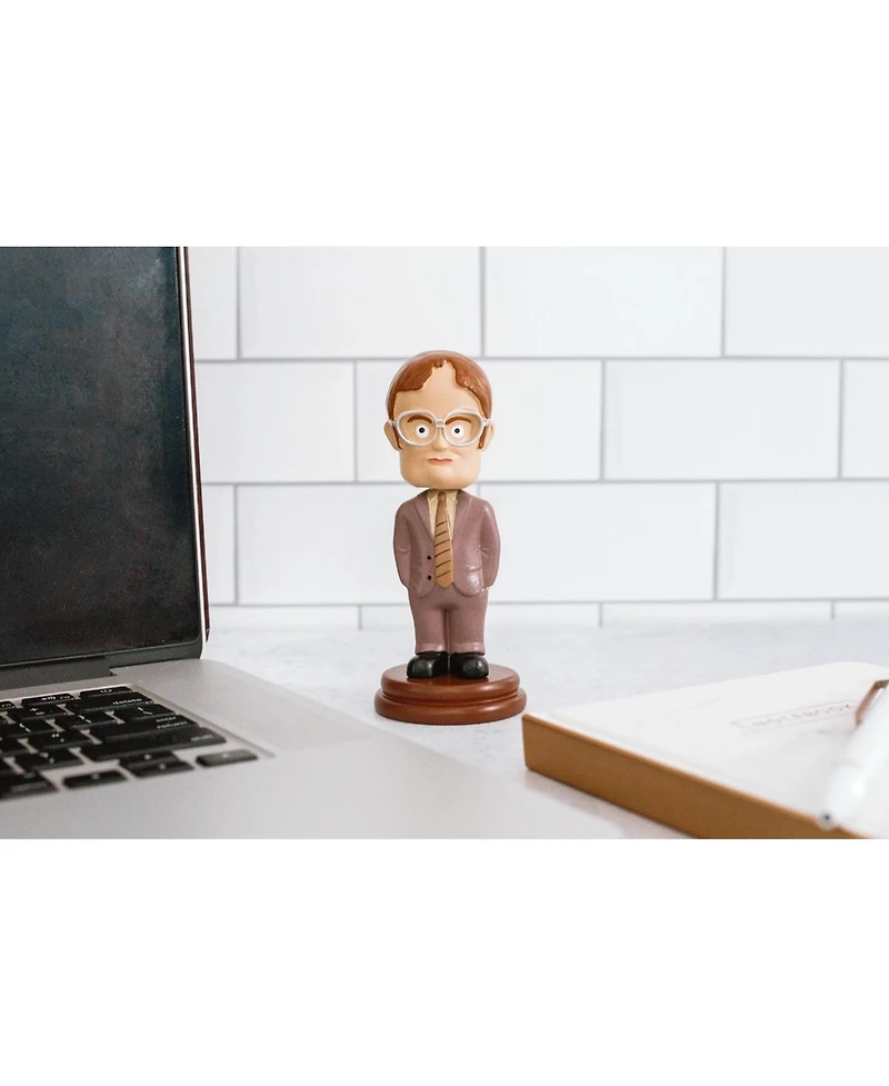 Surreal Entertainment The Office Dwight Schrute Bobblehead Figure | Official The Office Bobblehead Dwight Schrute | The Office Merchandise Dwight Desk