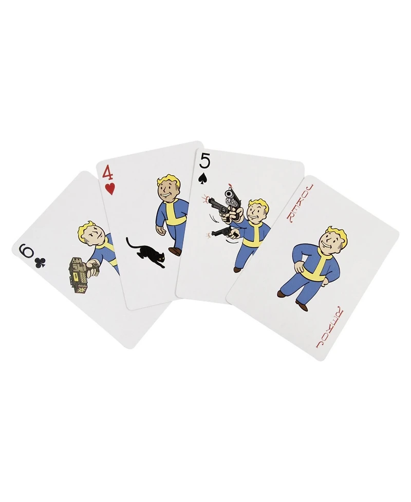 Fallout Vault Boy Playing Cards