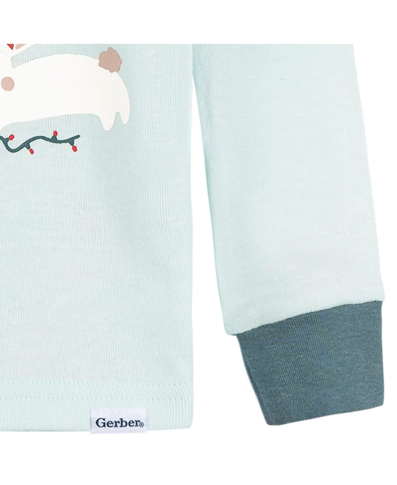 Gerber Baby Girls 2-Piece Snug Fitting Pajama Set