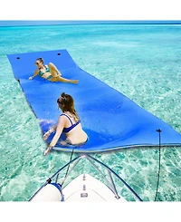 Sugift 3 Layer Water Pad Foam Mat-Blue