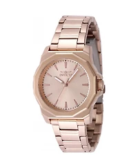 Invicta Women's 49089 Speedway Quartz 3 Hand Rose Gold Dial Watch