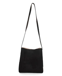 Like Dreams Midnight Quilted Suede Small Tote Bag