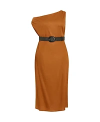 City Chic Women's Millie Linen Maxi Dress