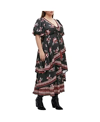 City Chic Women's Drama Queen Dress