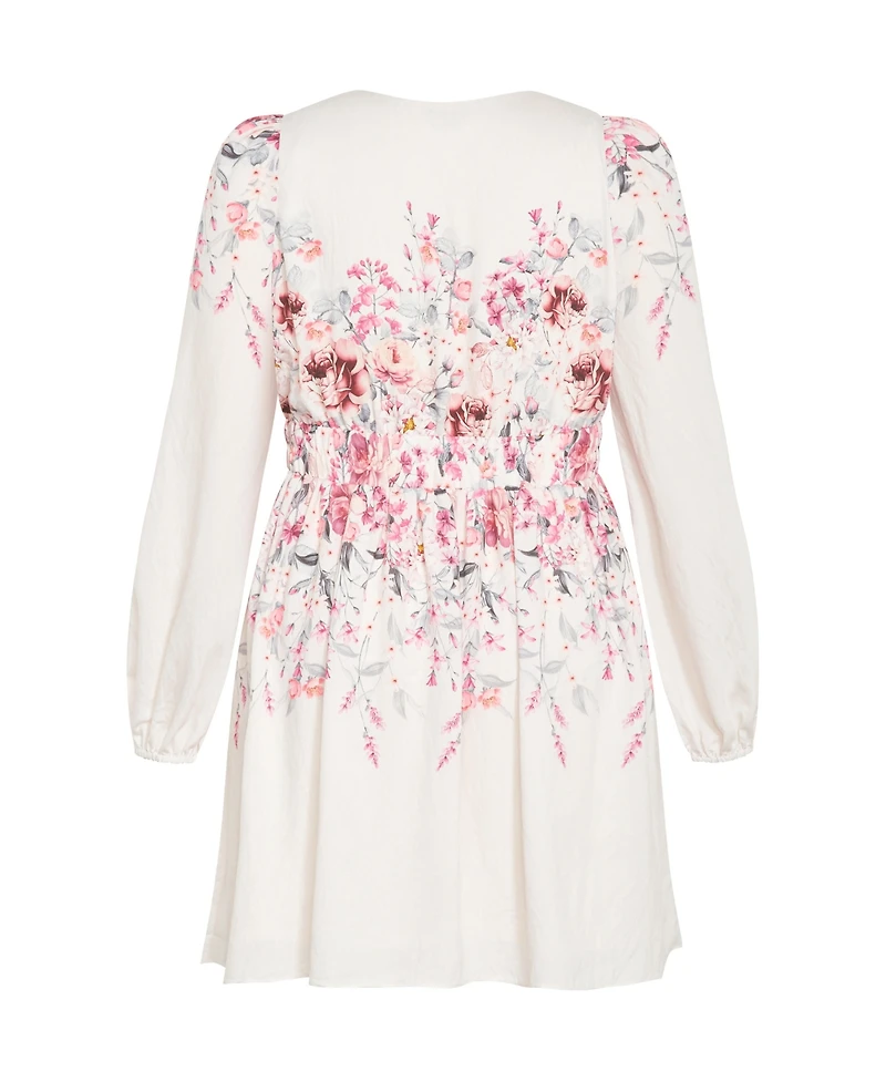 City Chic Women's Keyla Print Dress