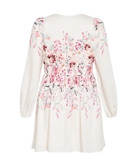 City Chic Women's Keyla Print Dress