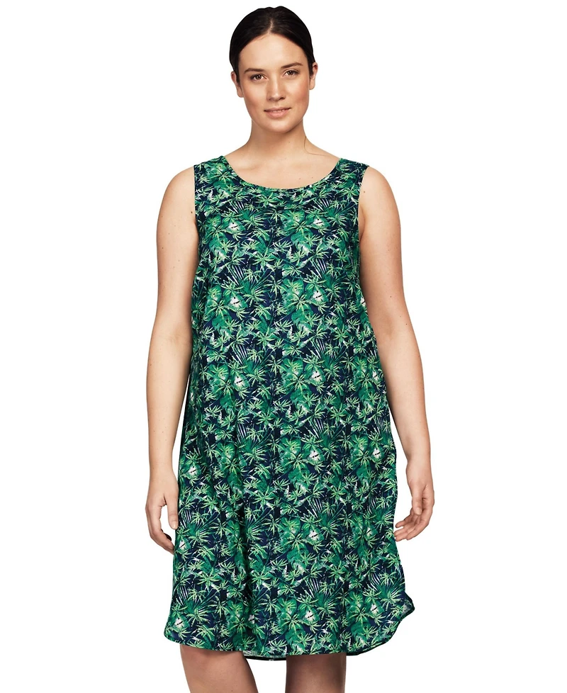 ellos Women's Sleeveless Shift Dress