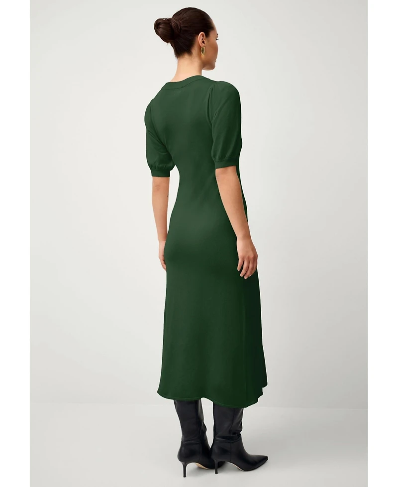 ellos Women's Fine Knit Midi Sweater Dress