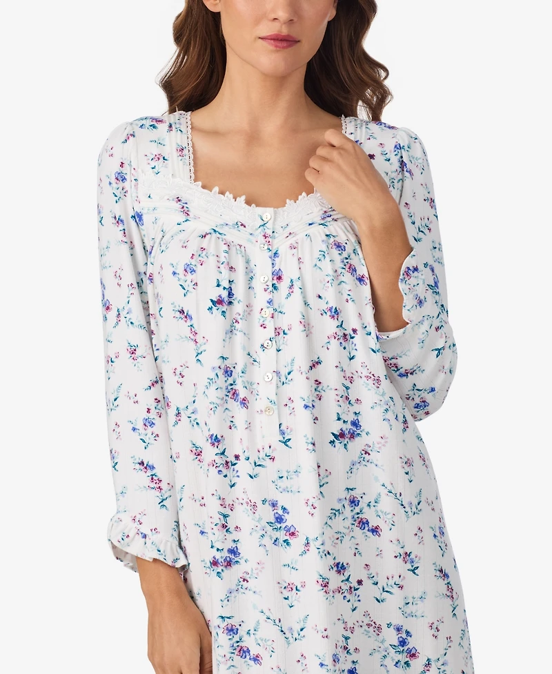Eileen West Women's Long Sleeve Ballet Nightgown