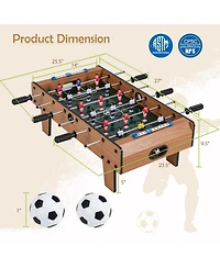 Sugift 27 Inch Foosball Table Mini Tabletop Soccer Game
