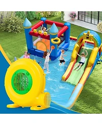 480W Bounce House Blower with Handle and Ground Stakes