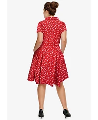 ellos Women's Plus Sandy Shirtwaist Dress