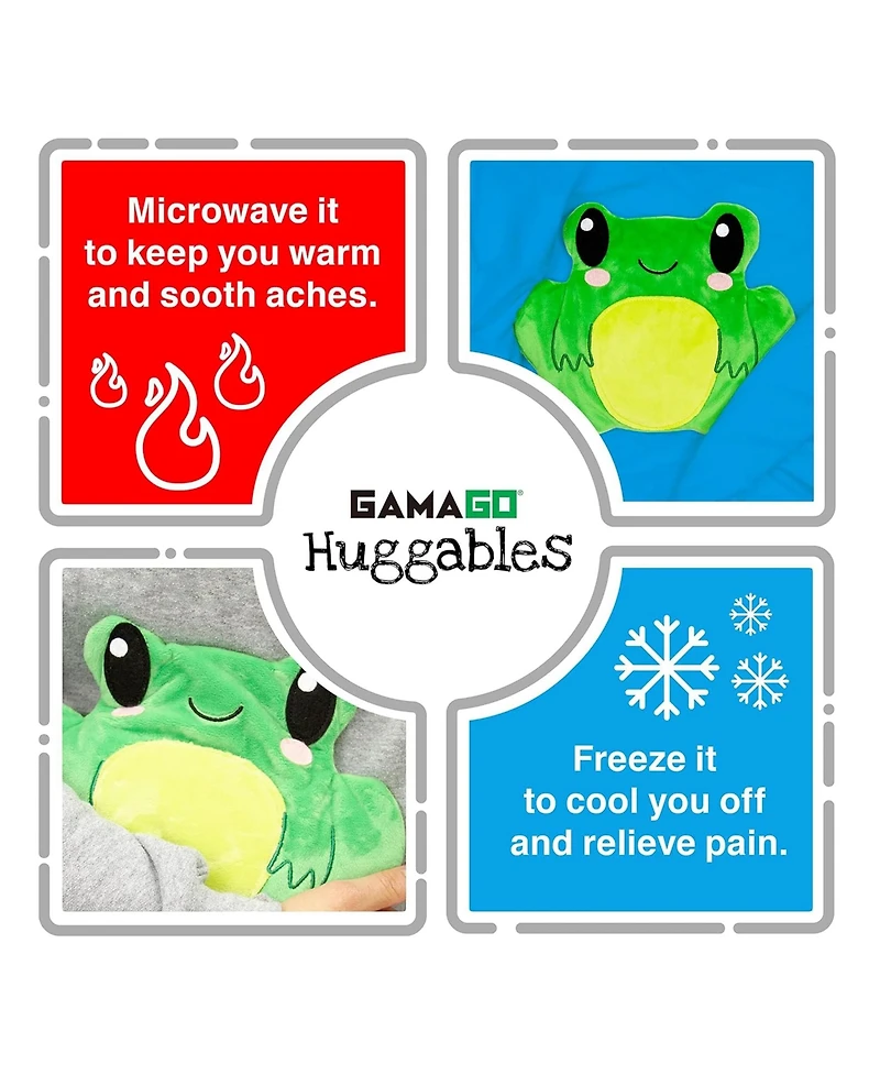 Gamago Frog Heating Pad & Pillow Huggable