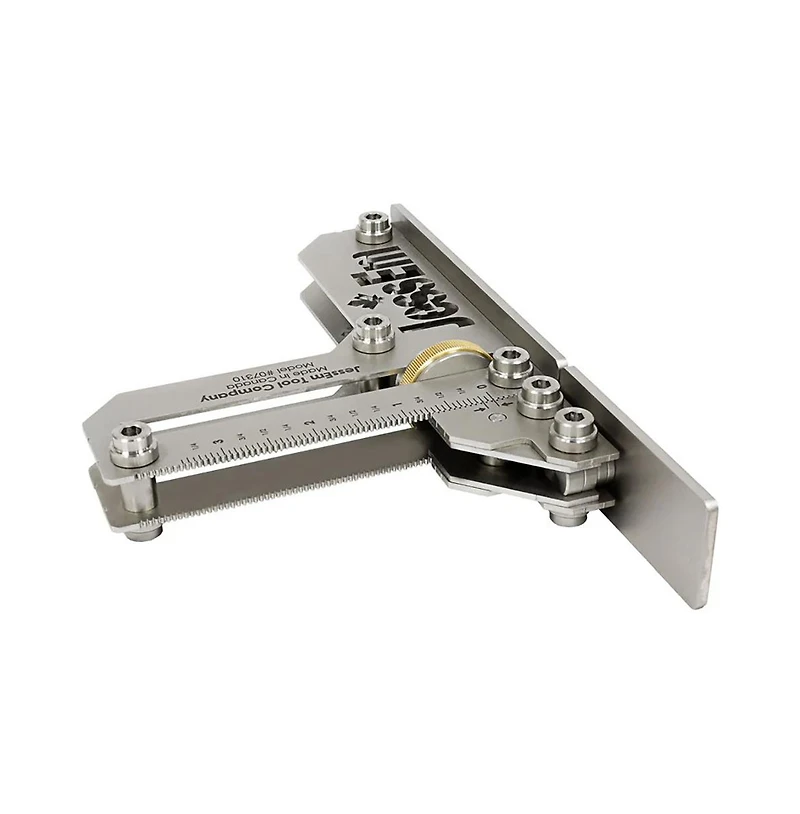 JessEm 07316 14 Gauge Stainless Steel Tool Setting Gauge - Metric - Small