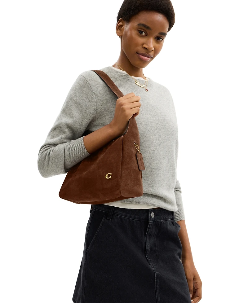 Coach Lola Small Pebble Leather Shoulder Bag