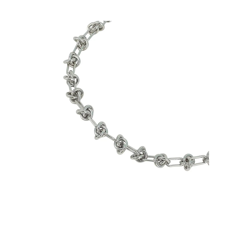Sohi Women's The Knot-Link Chain Necklace - Metallic
