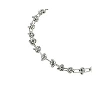 Sohi Women's The Knot-Link Chain Necklace - Metallic