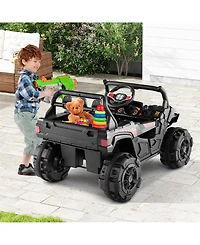 Sugift 12V Battery Powered Electric Vehicle with Remote Control and 3