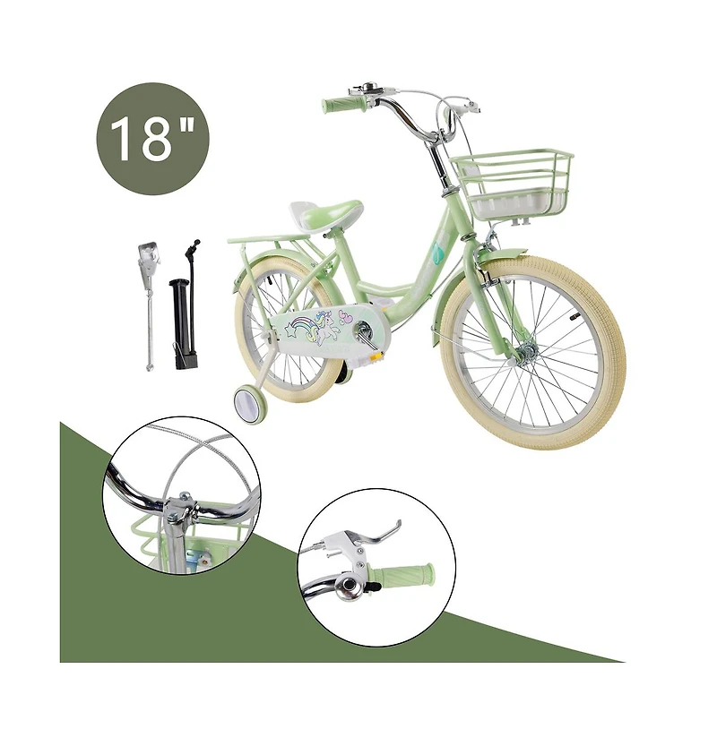 Artudatech Durable & Adjustable to Grow with Your Child Unicorn Kids Bike