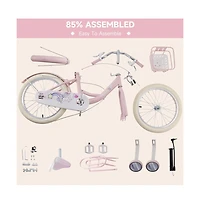 Artudatech Durable & Adjustable to Grow with Your Child Unicorn Kids Bike