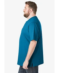 Liberty Blues Big & Tall by KingSize Longer-Length Shrink-Less Cotton Polo