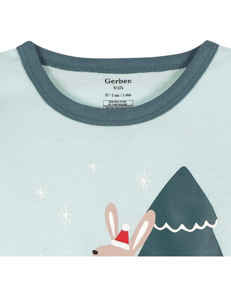 Gerber Toddler Girls 2-Piece Snug Fitting Pajama Set