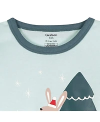 Gerber Toddler Girls 2-Piece Snug Fitting Pajama Set