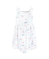 Hudson Baby Toddler Girls Cotton Dresses, Lilac Garden