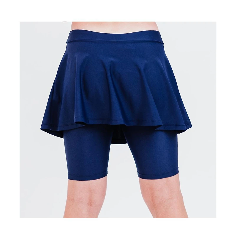 Calypsa Little Girls Midi Swim Skort