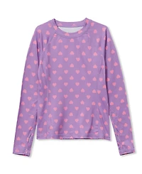 Lands' End Girls Thermal Base Layer Long Underwear Thermaskin Crew Neck Shirt