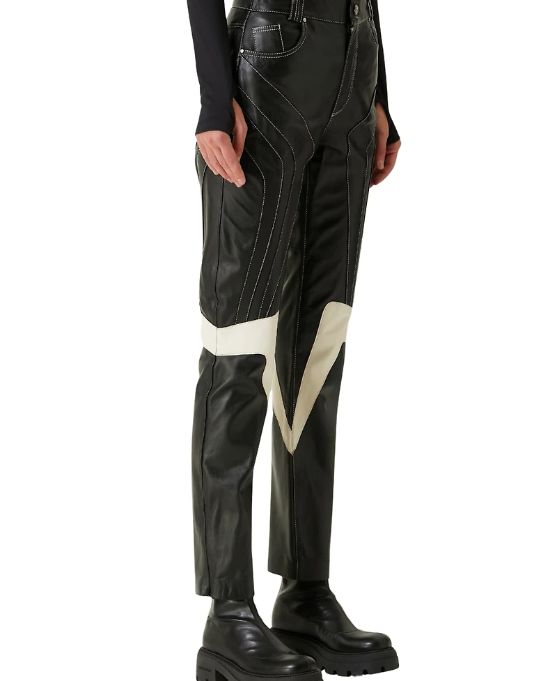 Pcfg Women's Boomerang Leather Pants